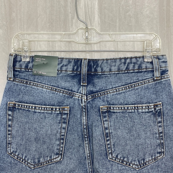 NWT   Wild Fable Highest Rise Ripped Shorts - Picture 4 of 4